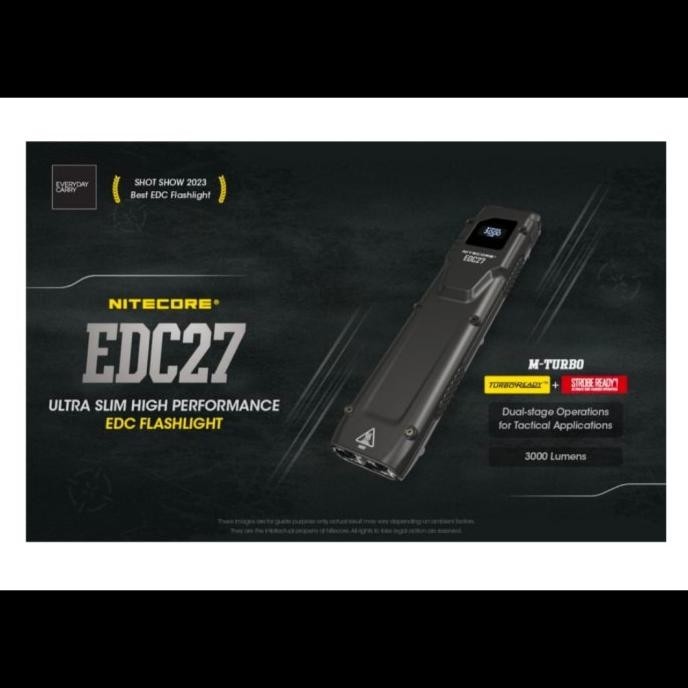 Senter Nitecore EDC27 3000 Lumens