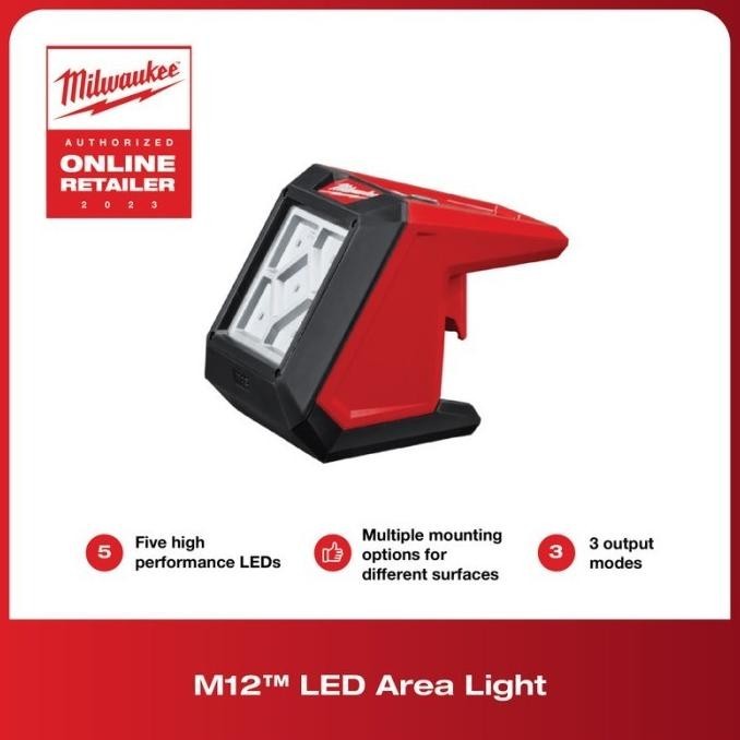 Milwaukee M12 LED Area Light - Tanpa Baterai