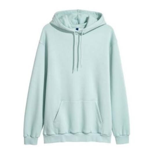 Miliki Jaket hoodie jumper polos warna Hijau mint size S sampai BIG SIZE - S .,