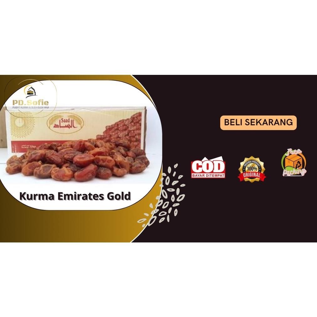 

Tersedia Promo!! Kurma Emirates Gold Sayer Al Saad 10Kg