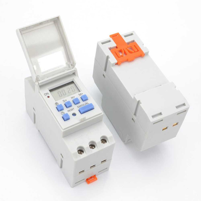 Digital Power Timer AC LCD Programmable Switch Relay ON OFF Listrik