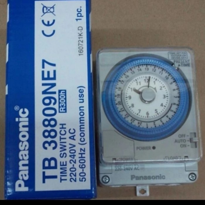 TIMER PANASONIC TB 38809NE7 / PENGATUR WAKTU DIN RAIL PANEL
