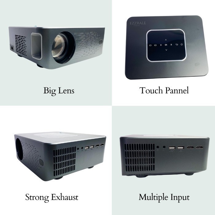 Ezzrale Ez320 Ez 320 Ni Led 1080P Projector Wifi