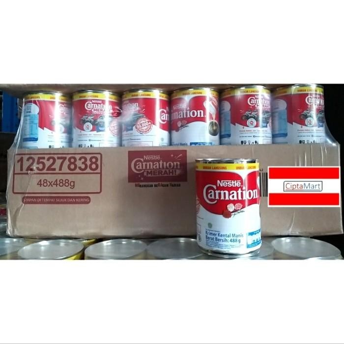 

Nestle Carnation Krimer Kental Manis 48 X 488 Gr ( 1 Dus )