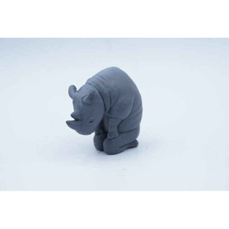 Banda Rhino Badak Binatang Animal Figure Pajangan Mainan Koleksi Figurine