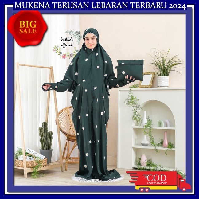 Mukena Terbaru 2024 Bahan Adem Mukenaa Cewek Remaja Kekinian Lebaran 2024 Jumbo Mikina Mungkenah Tre