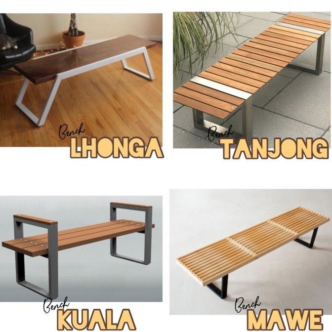 Gercep Bench Outdoor // Bangku Panjang // Bangku Cafe Outdoor Sharadivaskayana