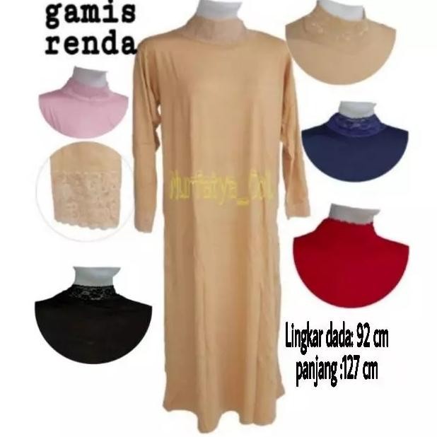 Gamis Renda Wanita Dress Panjang Renda