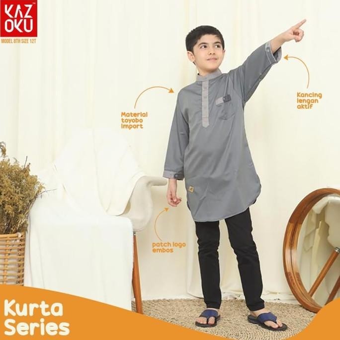 Koko Kazoku Kurta Anak Laki Laki/Pakaian Muslim Laki Laki Toyobo