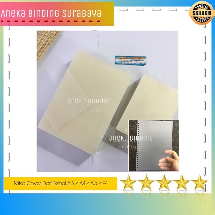 

MIKA COVER JILID A5 A4 A3 F4 TEBAL DOFF