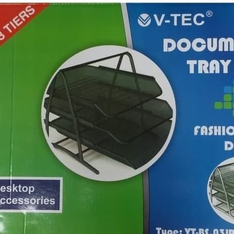 

Document tray 3 susun besi Vtec