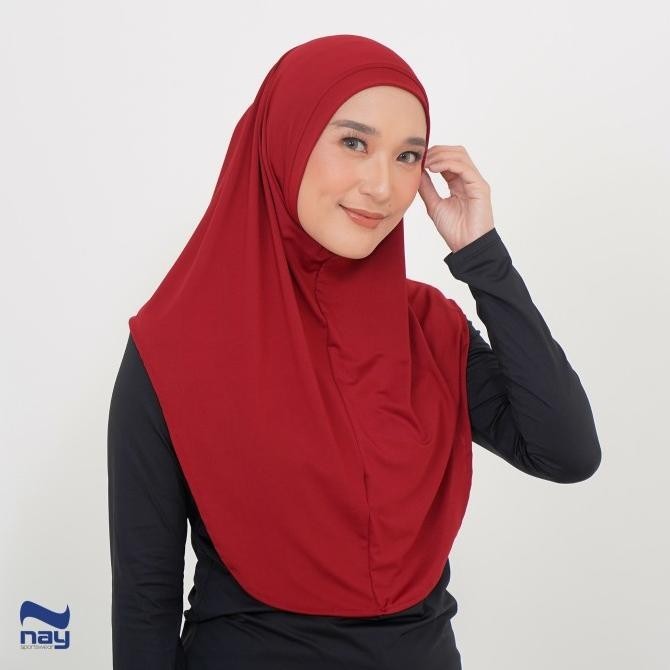 Yumi Hijab Bergo (Sport And Daily Hijab) - Maroon