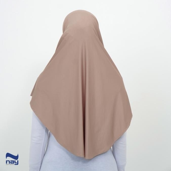 Aisha Hijab Bergo Syar'I (Sport And Daily Hijab) - Hazelnut