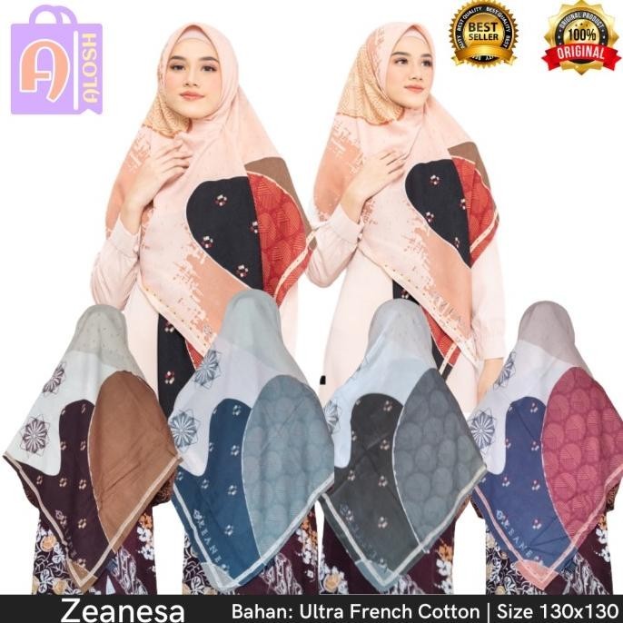 Hijab Printing Motif Syari
