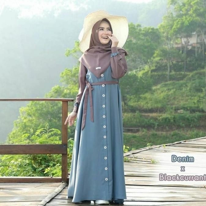 Gamis Syari 2021 Mecca Gamis Syar'I Gamis Terbaru Fashion Muslim 2021