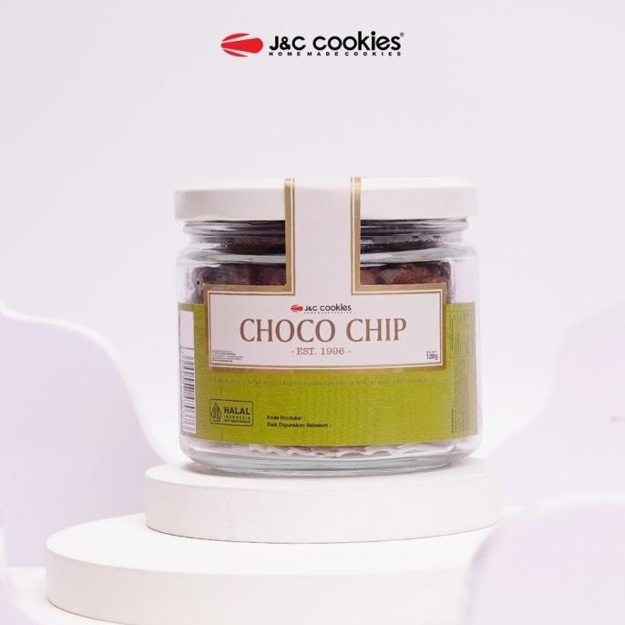 

Best Seller Kue Kering Choco Chip Jnc J&C Cookies Jar Kaca Terbaik