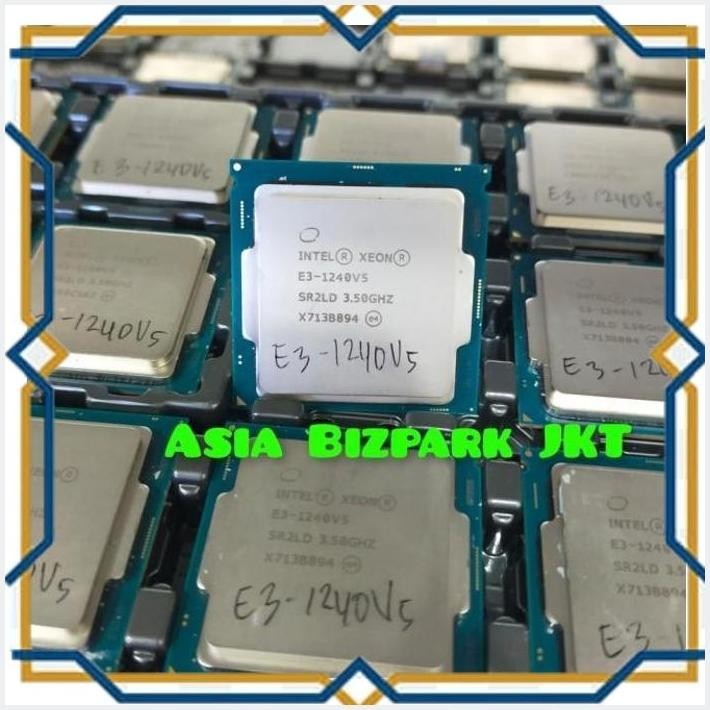 [Abz] Processor Intel Xeon E3 1240 V5 3.50Ghz Lga 1151 Bergaransi