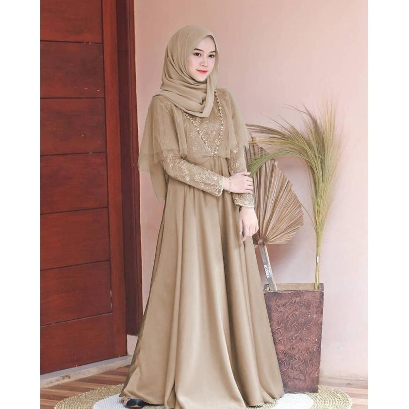 Maxi Edeline [Gamis 0100] Vcb Baju Gamis Wanita Terbaru