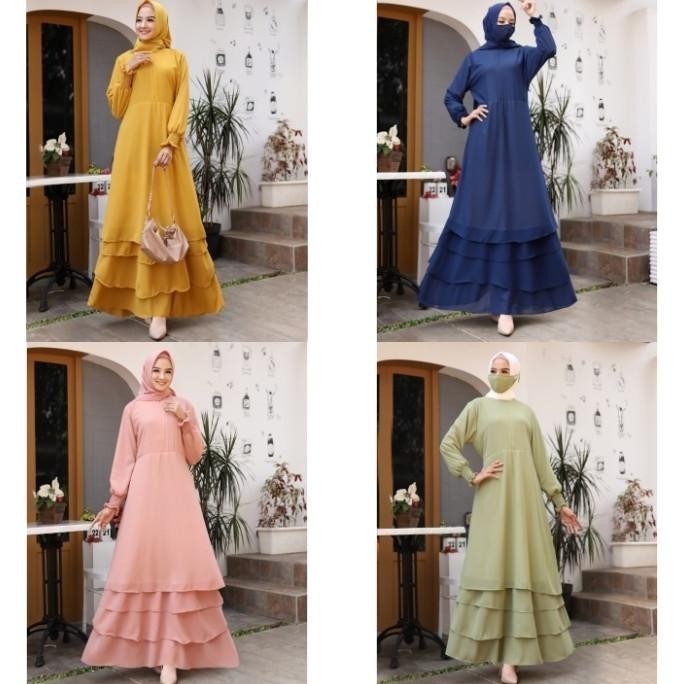 Baju Gamis Ceruti Polos Gamis Polos Ceruti Umpak