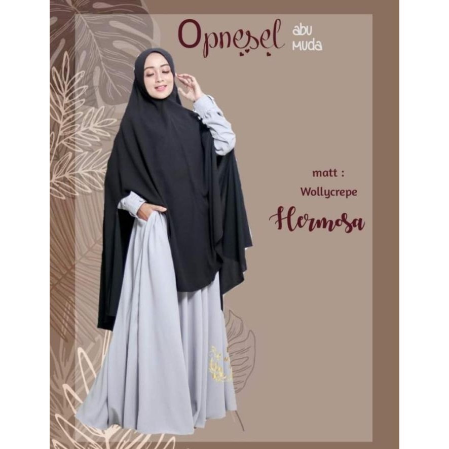 Gamis Cokelat Polos/Gamis Polos Coklat/Gamis Cokelat Murah/Gamis Murah