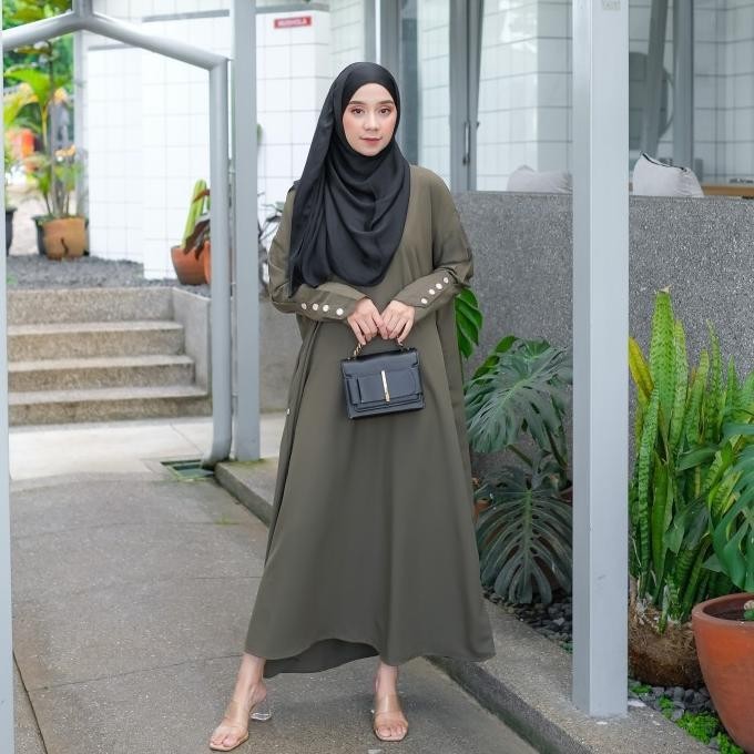 Odeca | Faryal Abaya | Gamis Umroh | Gamis Polos Syar'I