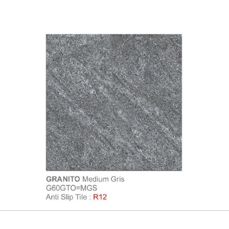 KERAMIK GRANITO MEDIUM GRIS UKURAN 60X60 BY ATENA