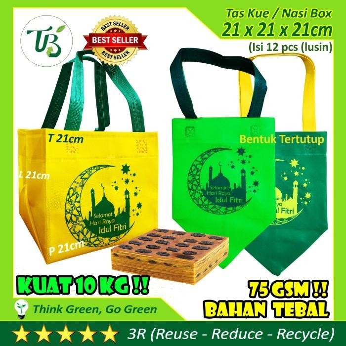 

Goodie Bag Idul Fitri Lebaran Tas Kue Nasi Box 20X20X20Cm Non Paperbag 095