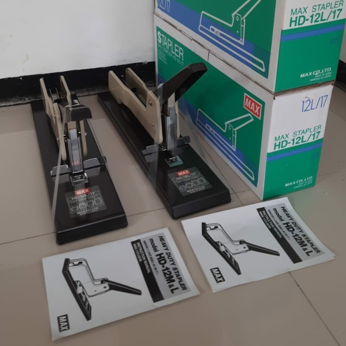 

Hekter Staples Steples Besar Jilid Buku Jumbo Stapler Max Hd-12L/17