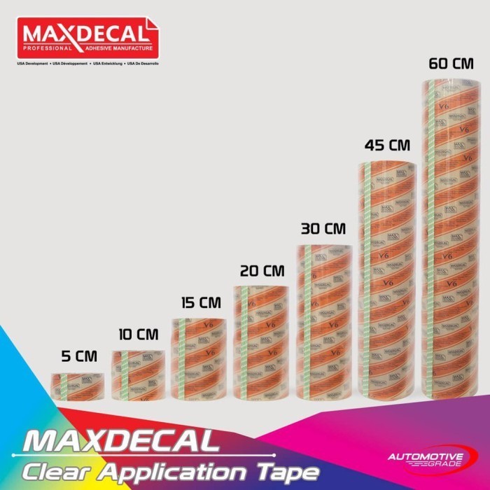 

Maxdecal Masking Transfer Tape 30 Cm Laminasi Cutting Sticker