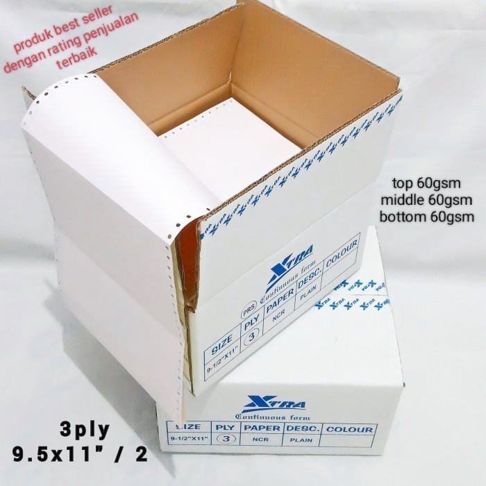 

Continuous Form 3Ply 9,5X11"/2