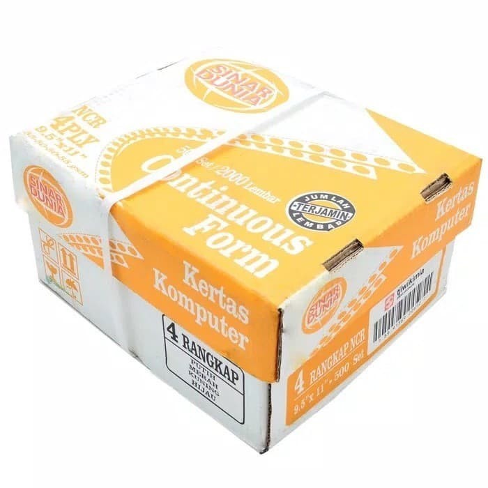 

Continuos Form 4 Ply (Full) Paperline/Sidu 91/2" X 11