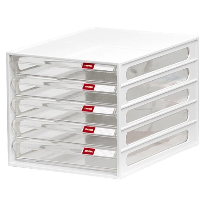

Rak Dd-1205 Shuter Desk File Organizer (White)