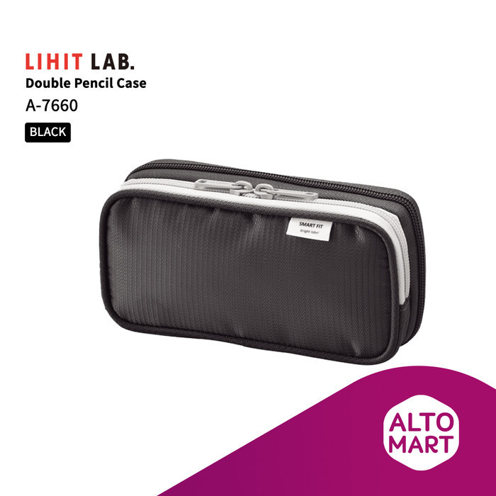 

Lihit Lab A-7660 Double Pencil Pen Case Tempat Kotak Pensil Jumbo