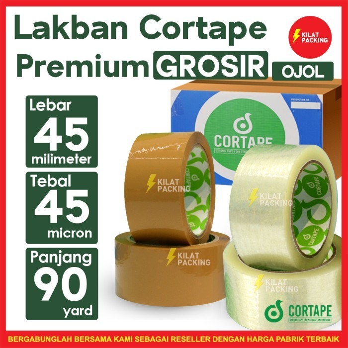 

Lakban Cortape Spek Daimaru - 45 Mm X 90 Yard Murah Dus Ojol