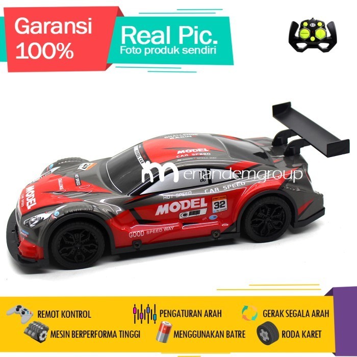 Mainan Mobil Remot Kontrol Rc Sedan Balap El Speed Way Rally
