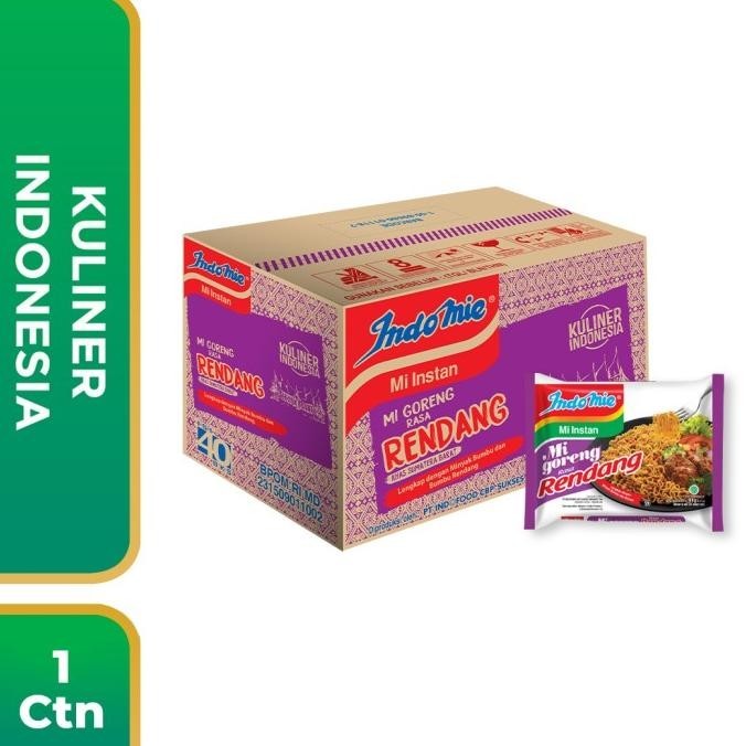 

1 Dus isi 40 Pcs - Indomie Goreng Rendang