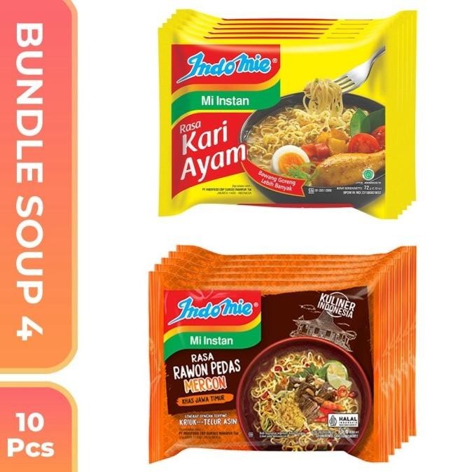 

Indomie Bundle Soup 4 - 10 Pcs