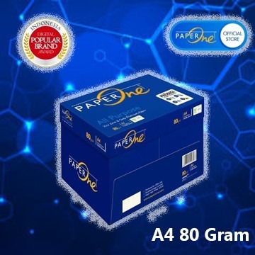 

1 Box (5 Rim) Kertas Hvs A4 80 Gram Paperone/ A4 80Gr