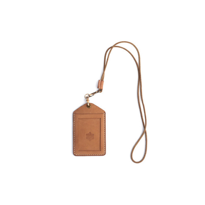 

Weavers Co Id Card Holder Leather I/Name Tag Holder/Kalung Nama Kulit