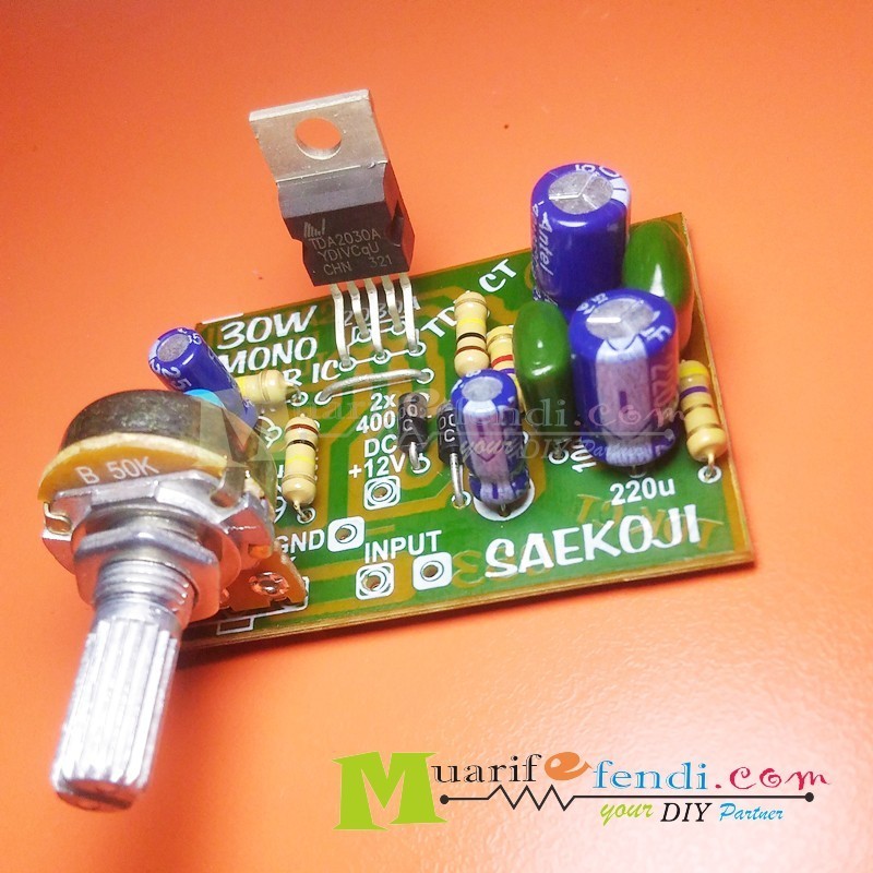 KIT Power Amplifier 30Watt ic 2030A SAEKOJI