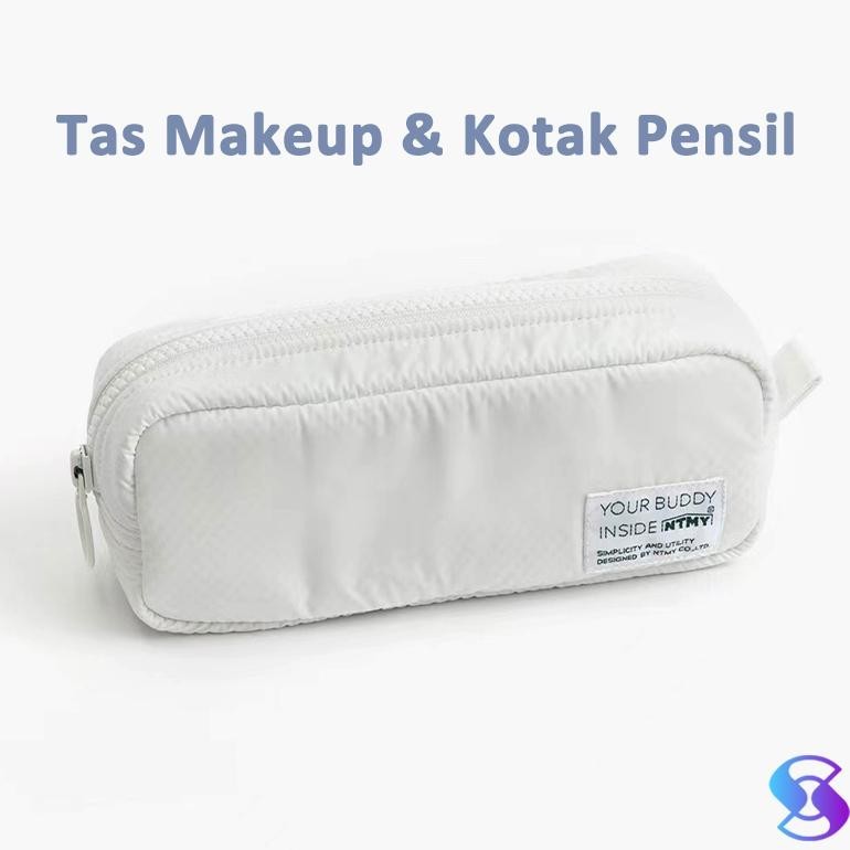 

SPECIAL Tempat Pensil Putih/ kotak pensil/ kosmetik tempat /Tas Makeup-Suning Mall AP00