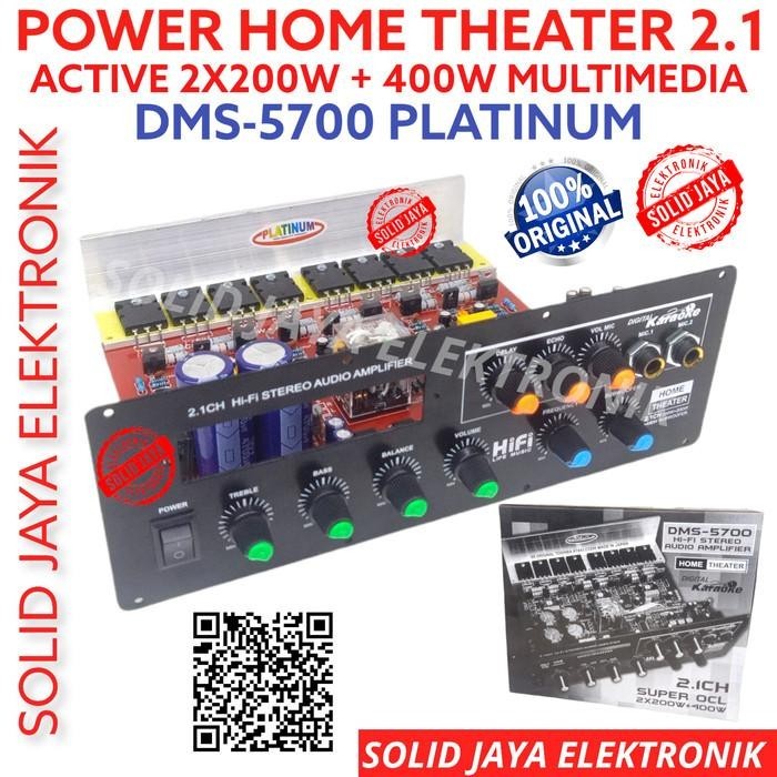 POWER AKTIF HOME THEATER 2.1 ECHO DMS5700 DMS 5700 DMS-5700 PLATINUM