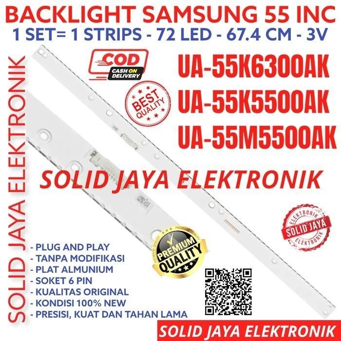 BACKLIGHT LED SAMSUNG 55 UA55K6300AK UA55K5500AK UA55M5500AK LAMPU BL