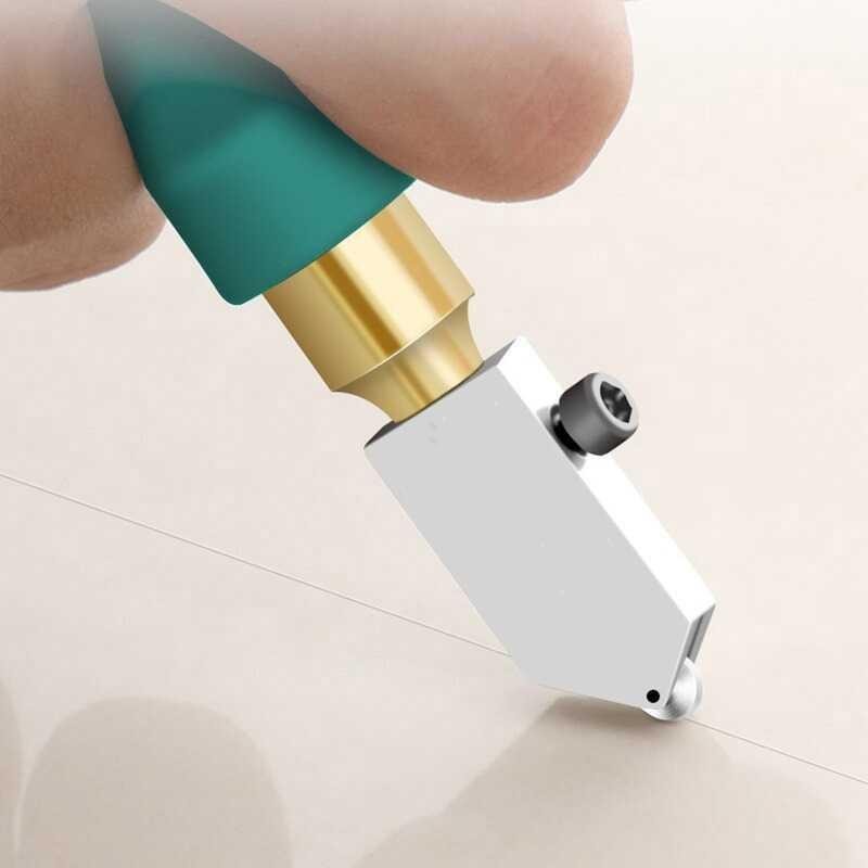 

KNIFEZER Pisau Pemotong Keramik Glass Diamond Cutter Tile - Presisi Pemotongan, Mudah Digunakan, Desain Ergonomis