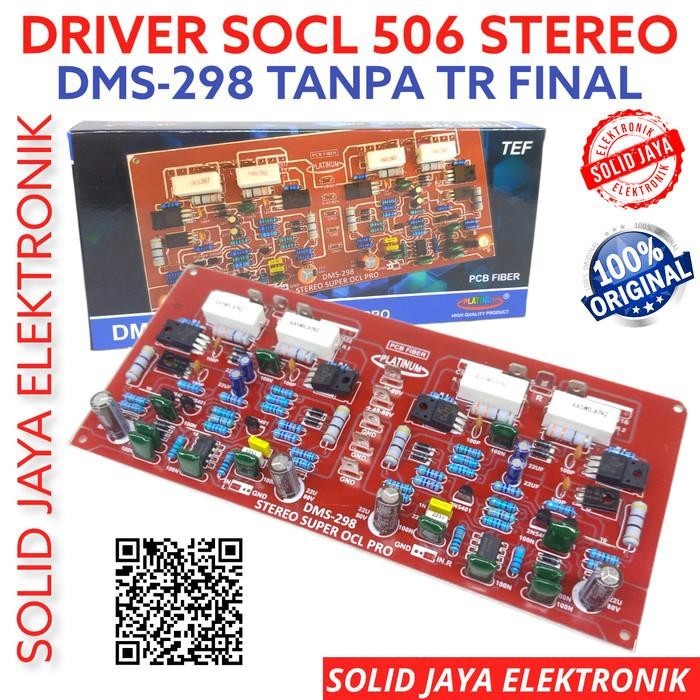 DRIVER SUPER OCL SOCL 506 STEREO TEF POWER AMPLIFIER DMS 298 PLATINUM