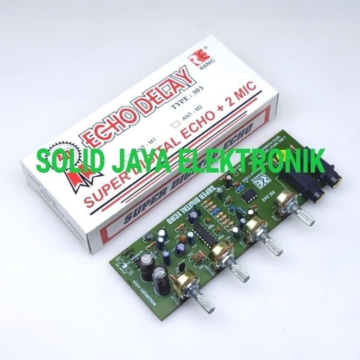 KIT SUPER DIGITAL ECHO DELAY PLUS PSU 2 MIC LOW NOISE RANIC