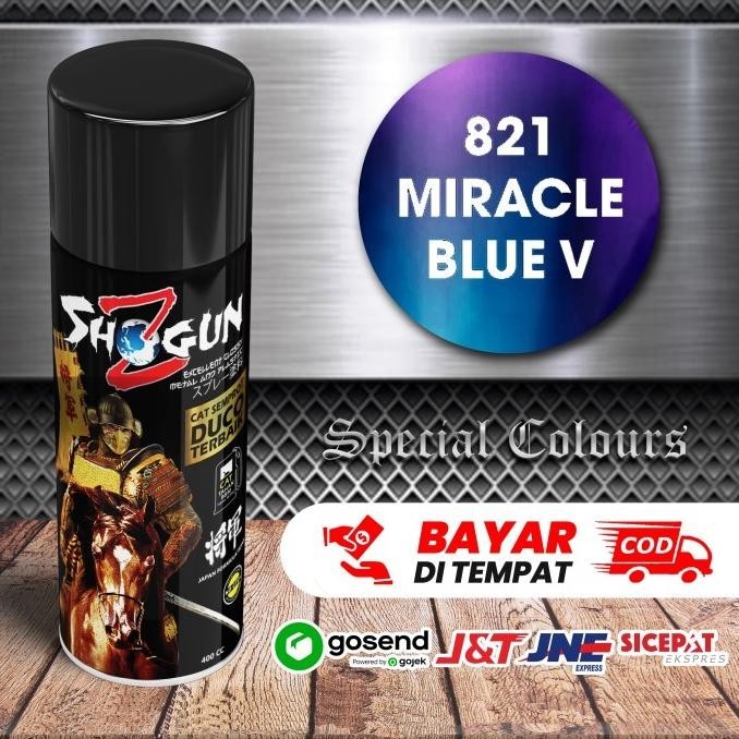 Cat Semprot Pilok Pilox Pylok Shogun Z 400 Cc Miracle Blue V 821 Kualitas Premium