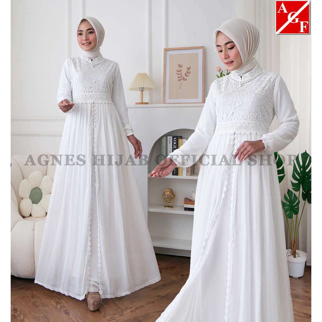 Gamis Terbaru 2024 Lebaran Wanita Import Pakaian Wanita Muslimah Premium Fashion Casual Maxy Modern 