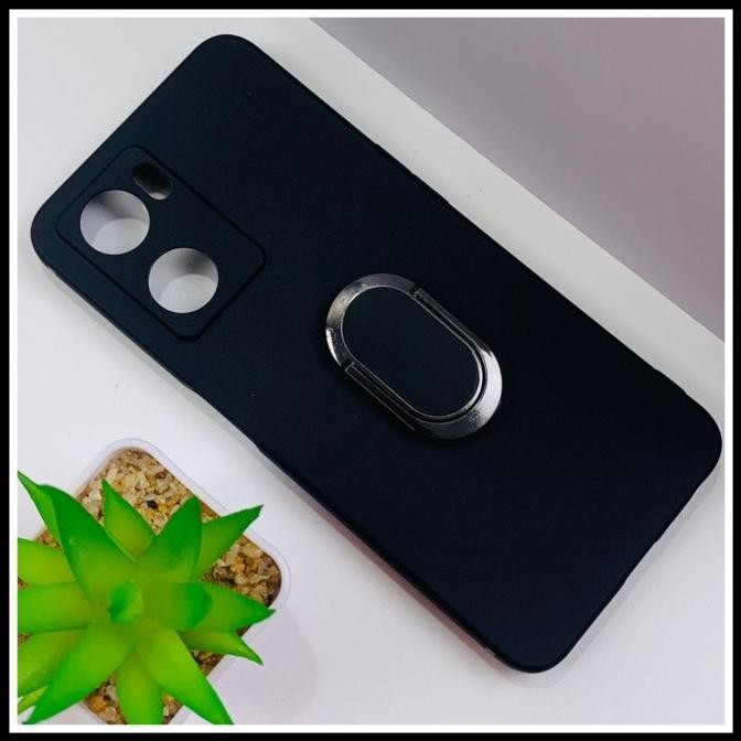 Realme Narzo 50 5G Case Macaron List Ring Original Soft Cover Cafele