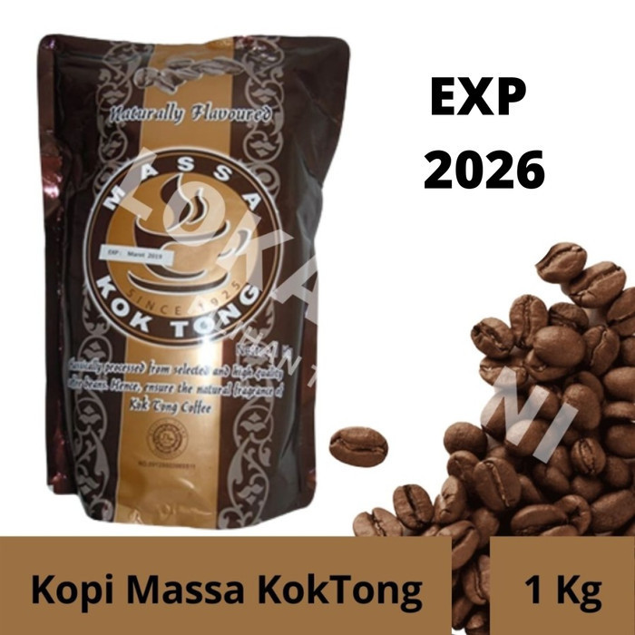 

Kopi bubuk kasar Siantar- Kopi Massa Kok Tong- 1kg/ Kopi hitam Asli